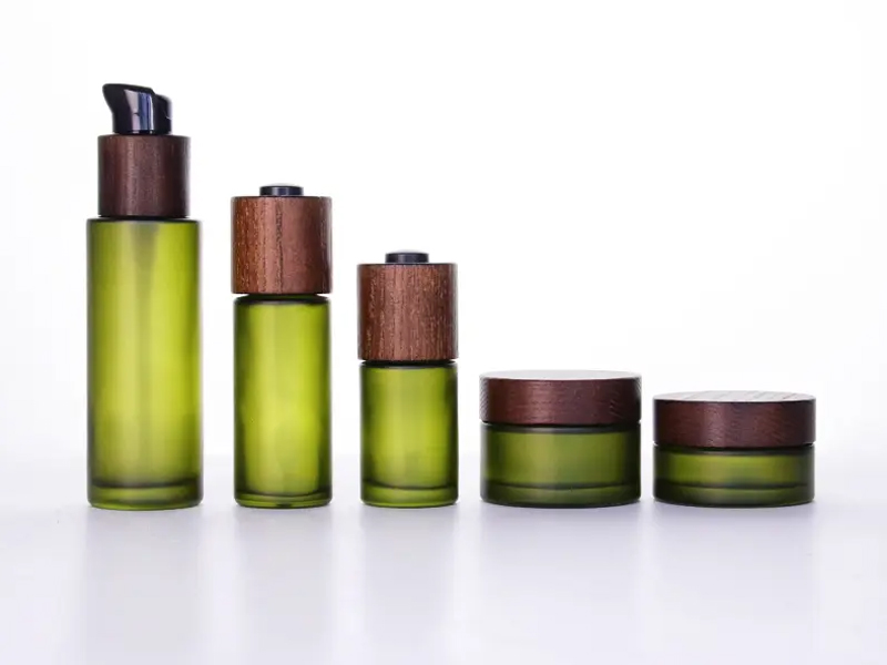 30ml 50ml 100ml High Quality Luxury Green Colored Lotion Bottles